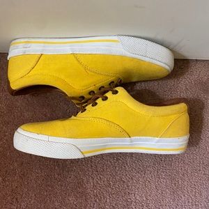 Yellow Ralph Lauren boat Shoes size 7.5